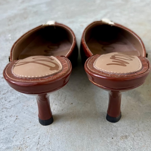 ✨ Sam Edelman “Tev” Pointed-Toe Leather Mule Pumps – Women’s 6 - Picture 5 of 5